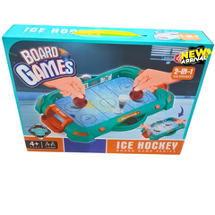 🏒 2-in-1 Ice Hockey Board Game for Kids – Fast-Paced Air Hockey Style Tabletop Game | Multiplayer Indoor Fun (Ages 4+)