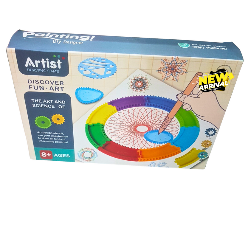 🎨 Artist Drawing Game – Spirograph DIY Art Set for Kids Ages 8+ | Fun Geometric Stencil Drawing Toy Main image