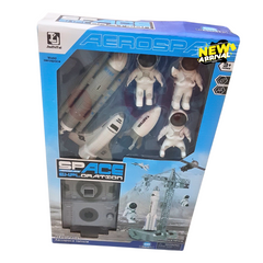🚀 Space Exploration Toy Set for Kids – Rocket, Shuttle & Astronaut Figures | STEM Learning Playset for Ages 3+