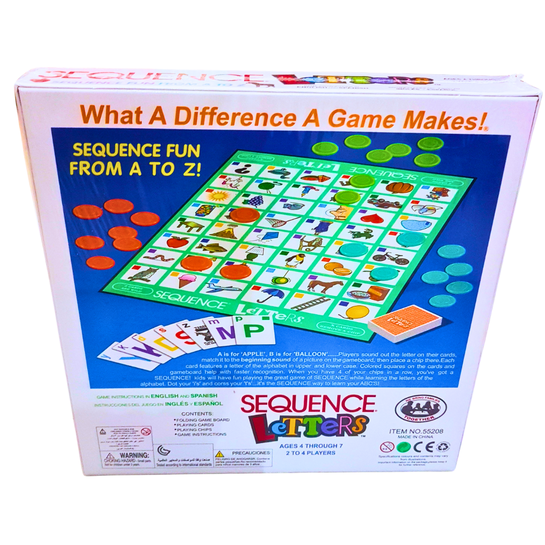 Sequence Letters Board Game for Kids – Fun Alphabet Learning Game | Ages 4-7 | 2-4 Players Secondary image
