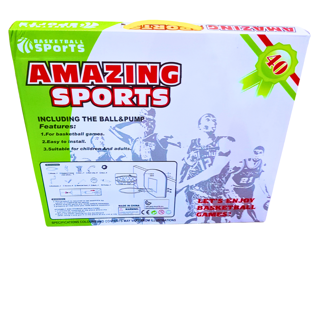 Amazing Sports Spider-Man Basketball Hoop Set with Ball & Pump – Easy-to-Install Indoor/Outdoor Basketball Game for Kids Secondary image