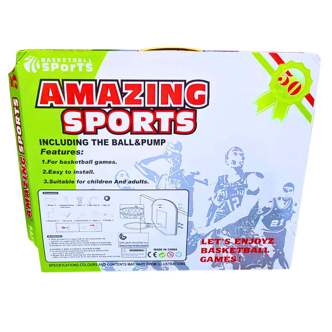 Amazing Sports Batman Basketball Hoop Set with Ball &amp; Pump – Easy-to-Install Indoor/Outdoor Game for Kids Secondary image