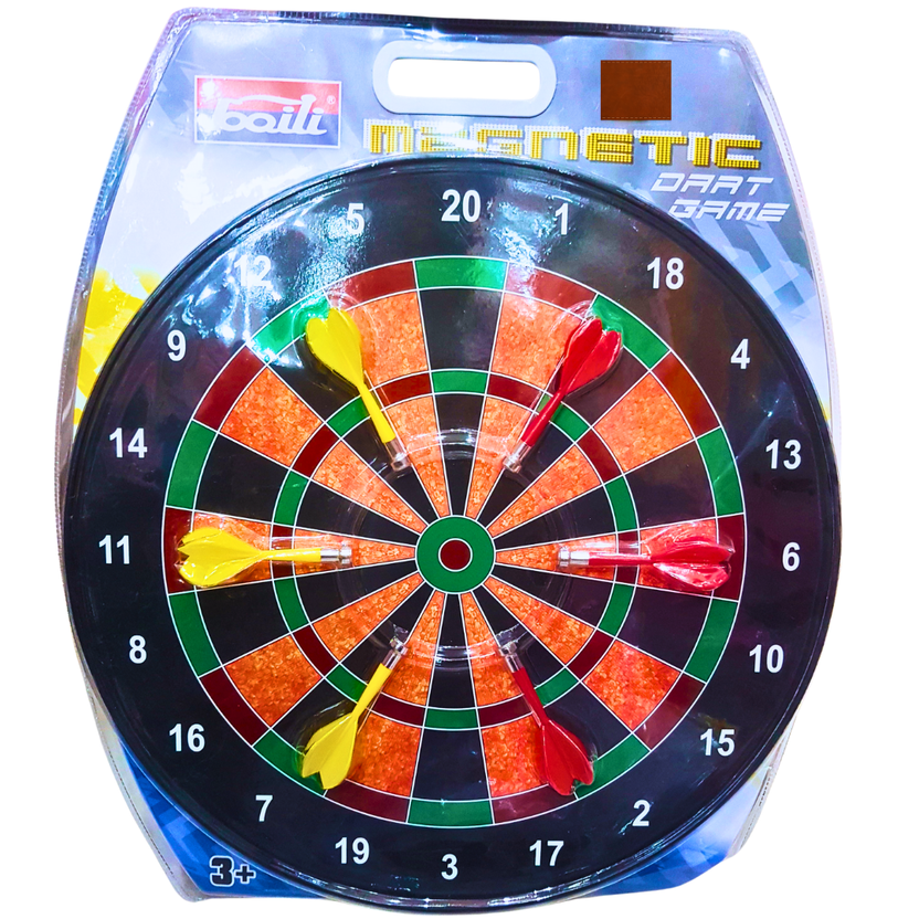 Magnetic Dart Board Game Set for Kids and Family – Safe, Large 40.5 cm Dartboard with 6 Magnetic Darts Main image