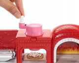 BARBIE Pizza DOLL Set Pizzeria Accessories FHR09