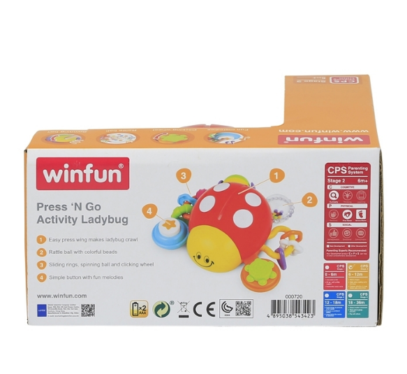 Press 'N Go Activity Ladybug