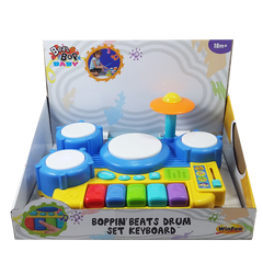 Win fun Boppin' Beats Drum Set Keyboard