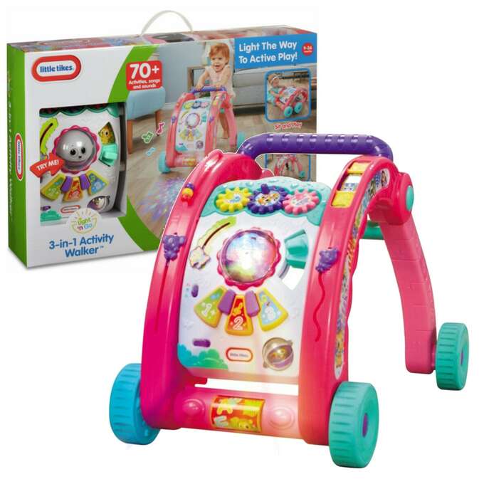 Light 'n Go 3-in-1 Activity Walker- Pink Main image