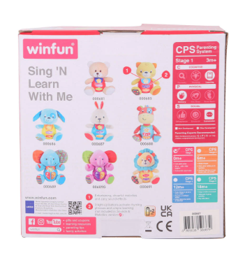 Winfun Plush Bunny and Colorful Lights