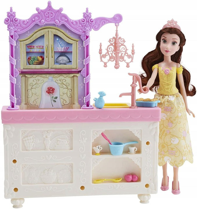 Disney Princess Belle's Royal Kitchen, Fashion Doll