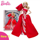 Barbie 2019 Holiday Doll Genuine Collection Blond Hair Red Dress - One Shop The Toy Store