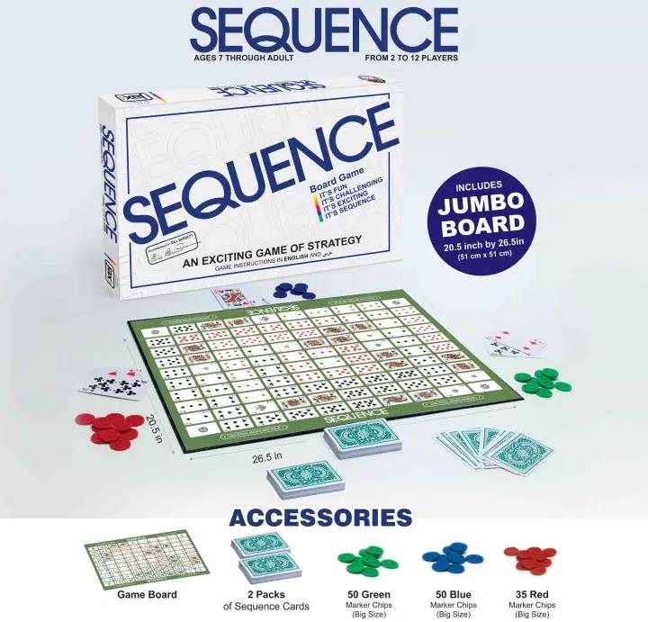 Jumbo Sequence Board Game – One Shop - The Toy Store
