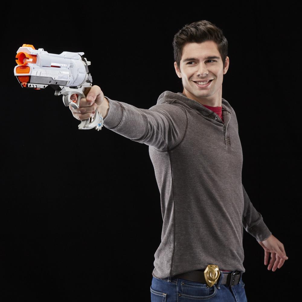 Overwatch McCree Nerf Rival Blaster with Die Cast Badge and 6 Overwatch Nerf Rival Rounds - One Shop Online Toys in Pakistan