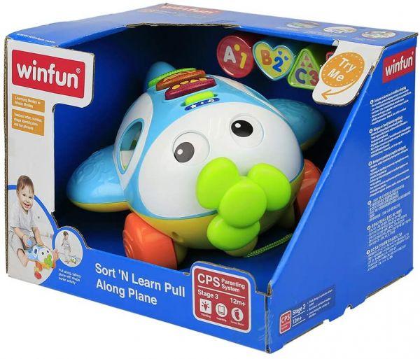 Winfun Sort 'N Learn Pull Along Plane Secondary image