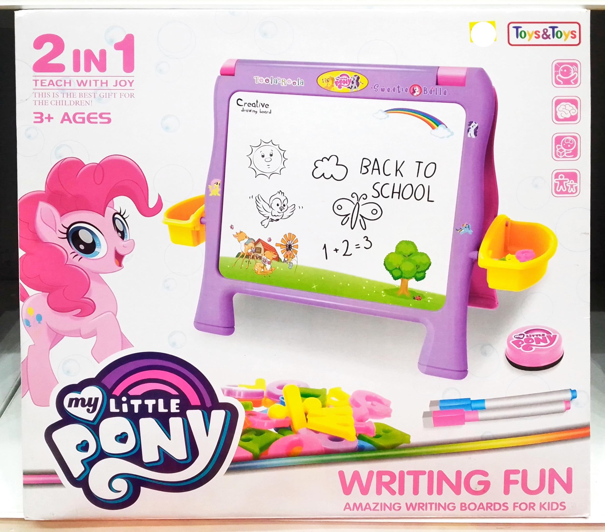 Frozen and My Little Pony Writing Board For Kids