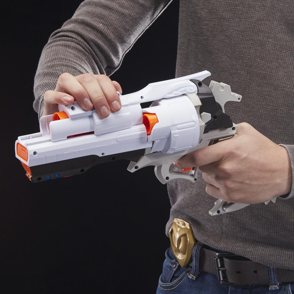 Overwatch McCree Nerf Rival Blaster with Die Cast Badge and 6 Overwatch Nerf Rival Rounds - One Shop Online Toys in Pakistan