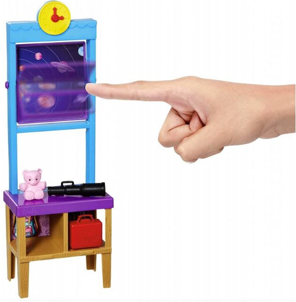 Barbie Space Discovery Barbie Doll and Science Classroom Playset with Student Small Doll