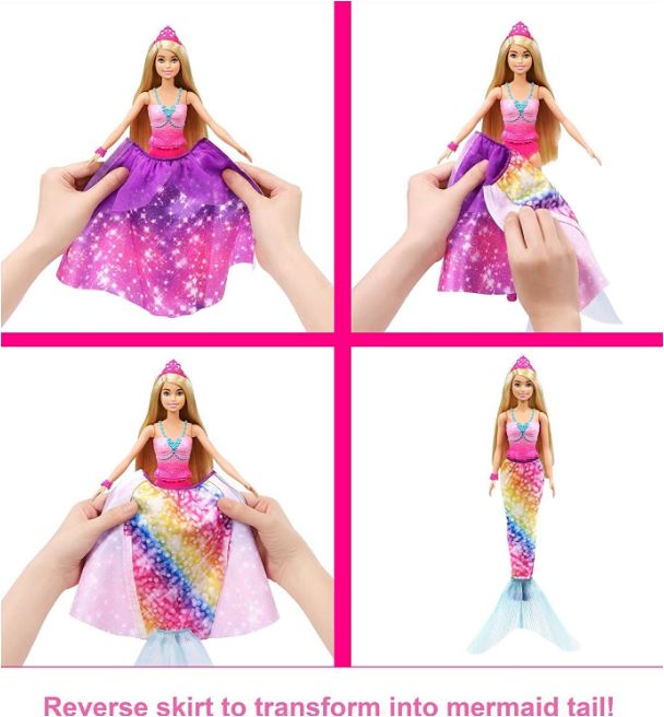 Dreamtopia 2-in-1 Princess to Mermaid Fashion