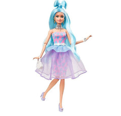 BARBIE Extra Deluxe Fashion Wheel Blue Hair Doll 30+ Looks Accessories NEW
