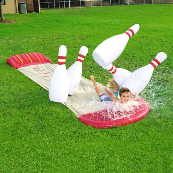 BESTWAY H2OGO! SLIDE N SPLASH BOWLING WATER SLIDE