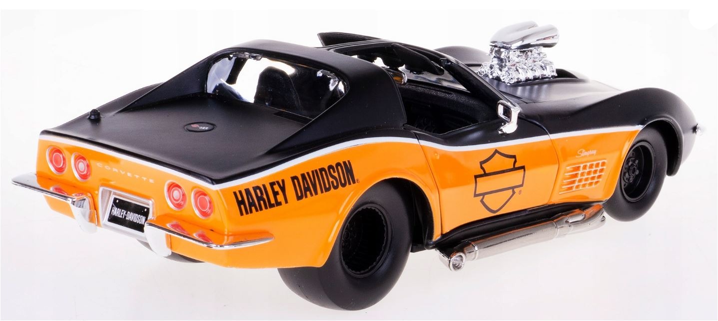 MAISTO 1:24 Harley Davidson Corvette 1970