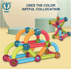 MAGNETIC STICKS BUILDING BLOCKS (102)PCS