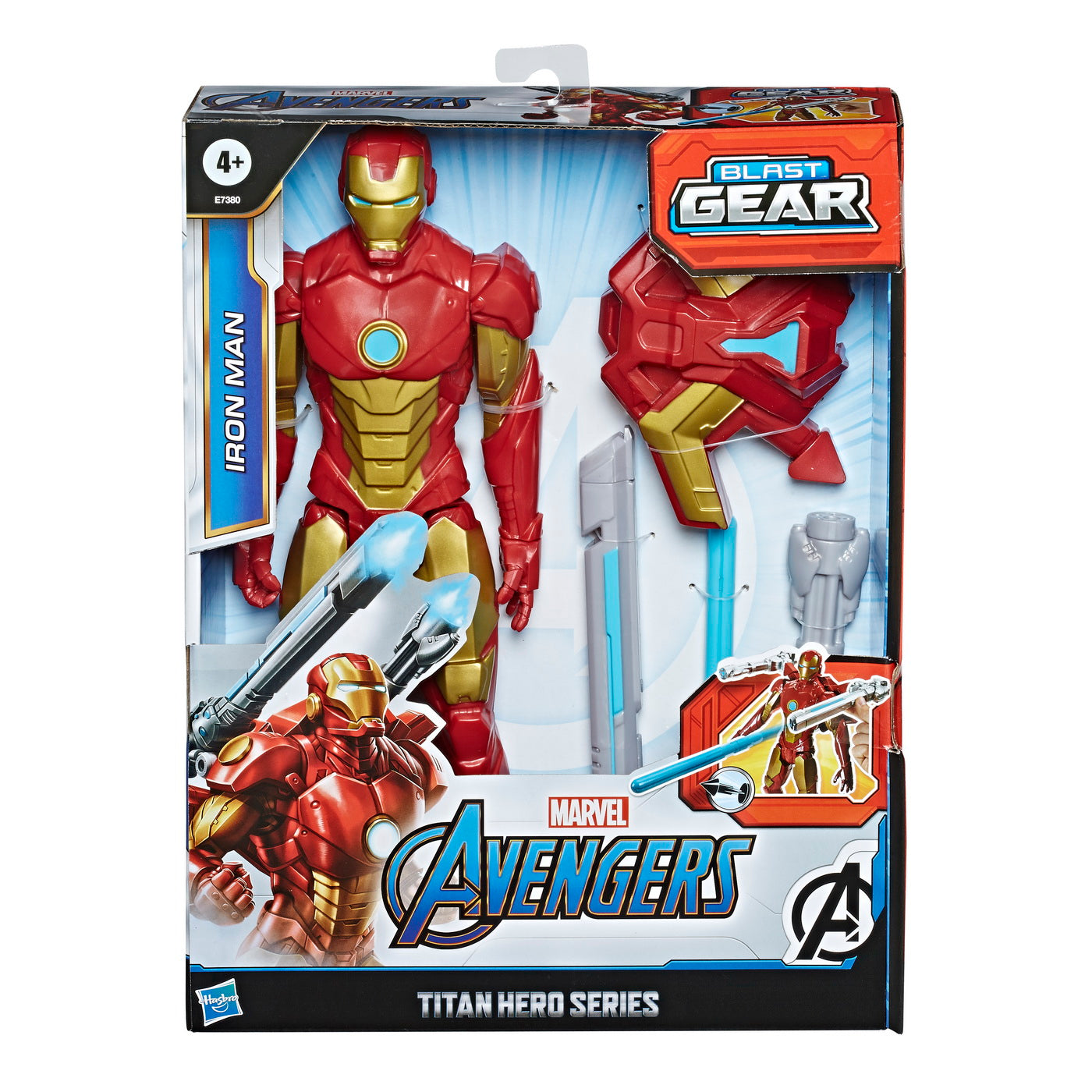 Hasbro Avengers Marvel Titan Hero Series Blast Gear Iron Man Action Figure