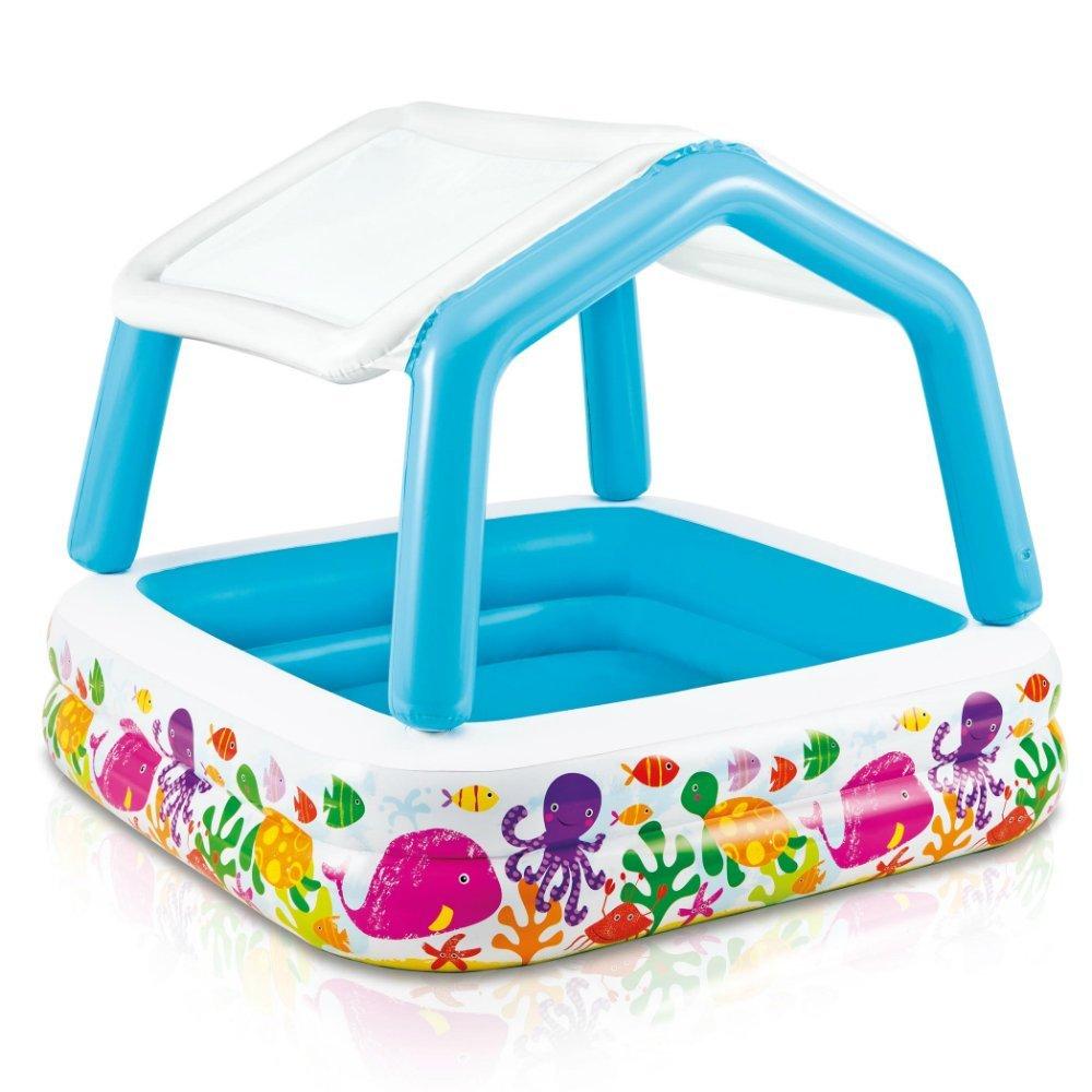 INTEX Sun Shade Baby Pool ( 62" L x 62" W x 48" H ) - One Shop Online Toys in Pakistan