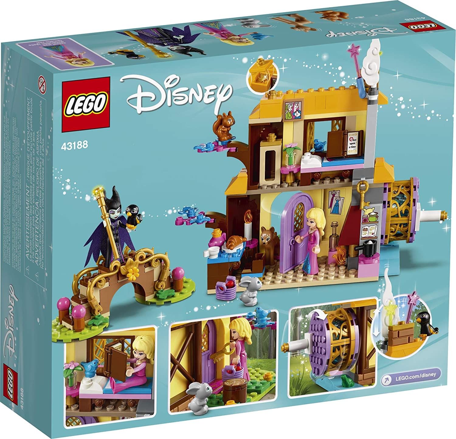 LEGO Disney Aurora’s Forest Cottage-43188