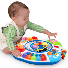 WIN FUN Letter Train & Piano Activity Table - One Shop The Toy Store