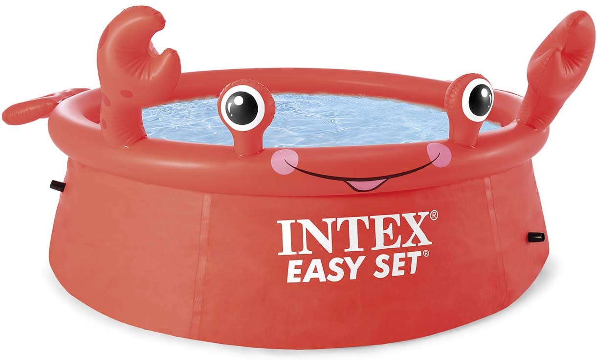 INTEX Happy Crab Easy Set Above Ground Pool 6FTX20INCH