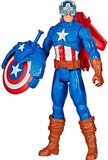 Marvel Avengers Titan Hero Series Blast Gear Captain America, 12-Inch, with Launcher, 2 Accessories and Projectile