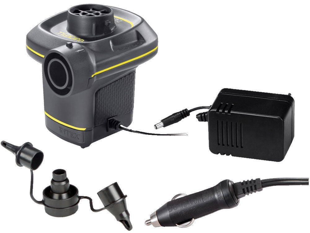 Intex Quick-Fill Electric Pump With Car Adapter & AC Adapter