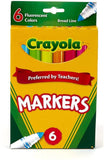 CRAYOLA MARKERS (6pcs)-7748