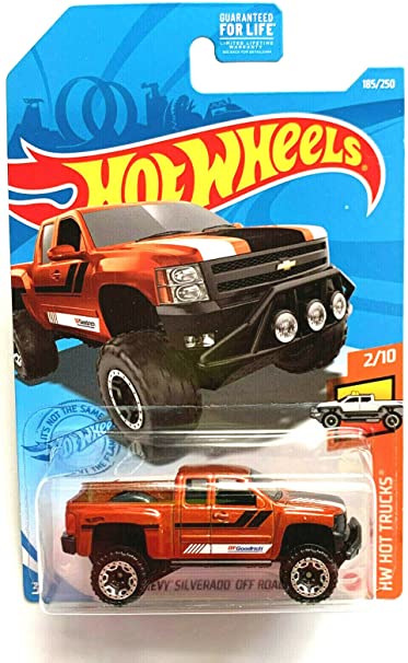 Hotwheels Chevy Silverado Off Road - HW Hot Trucks 2/10 [Burnt Orange] 185/250