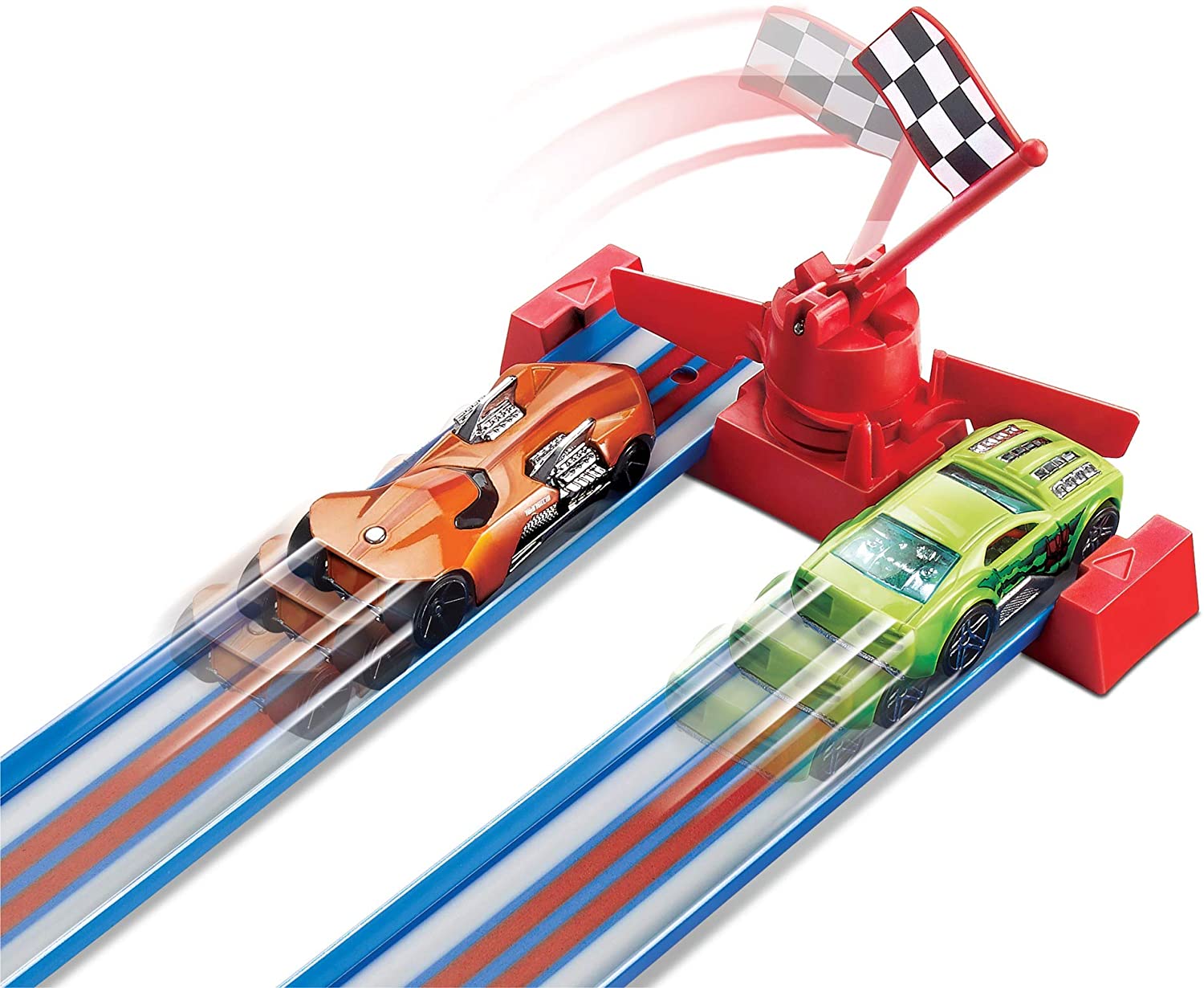Hot Wheels Action Corkscrew Triple Loop Track Set with 1 Toy Car
