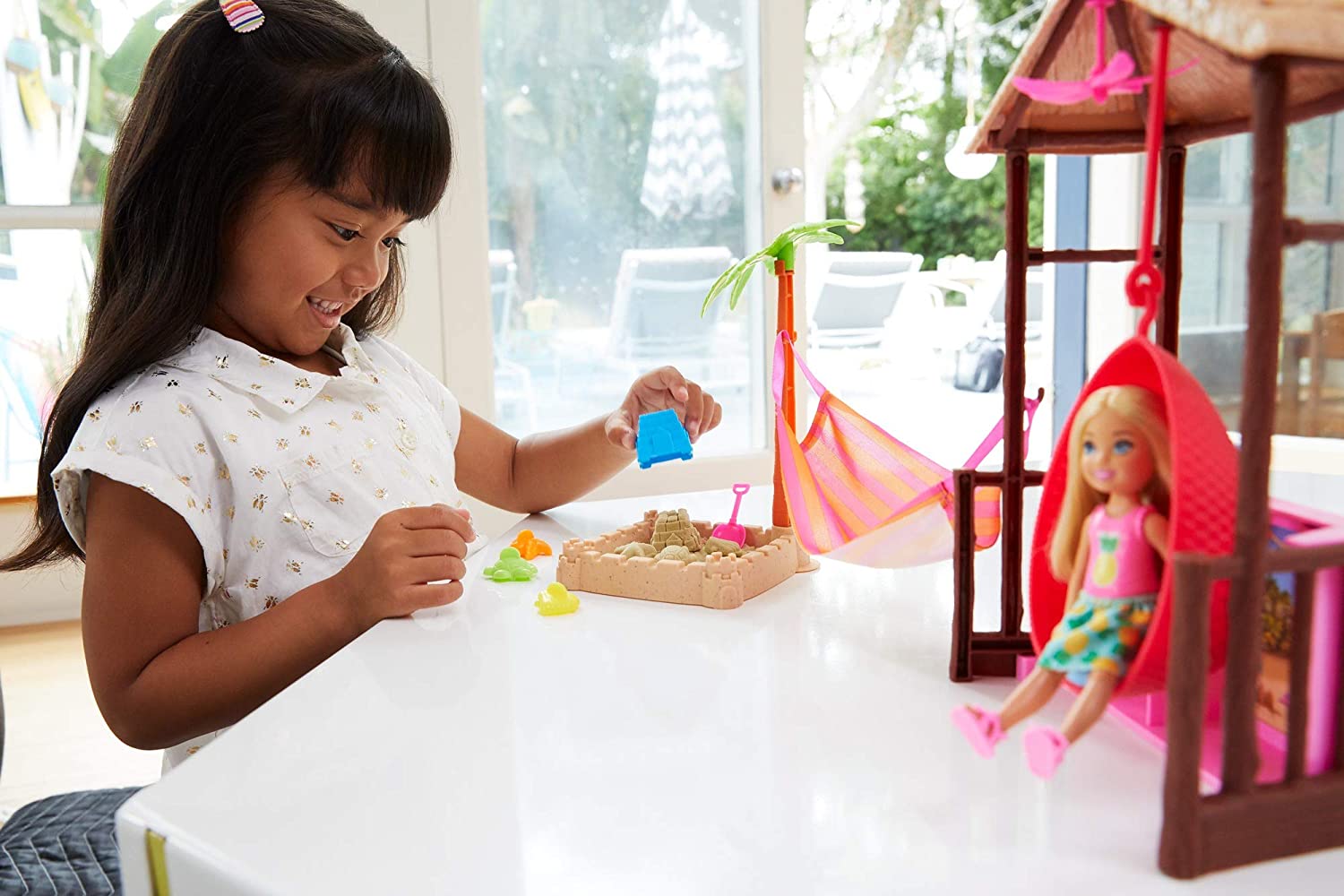 Barbie Chelsea Doll and Tiki Hut Playset - One Shop The Toy Store