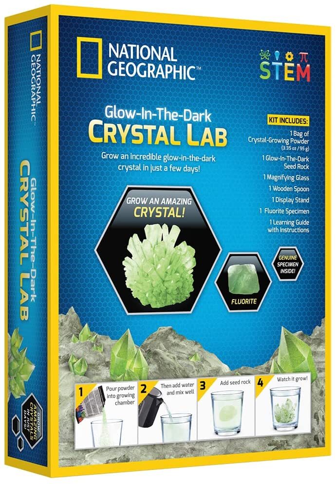 NATIONAL GEOGRAPHIC GLOW-IN-THE-DARK CRYSTAL LAB