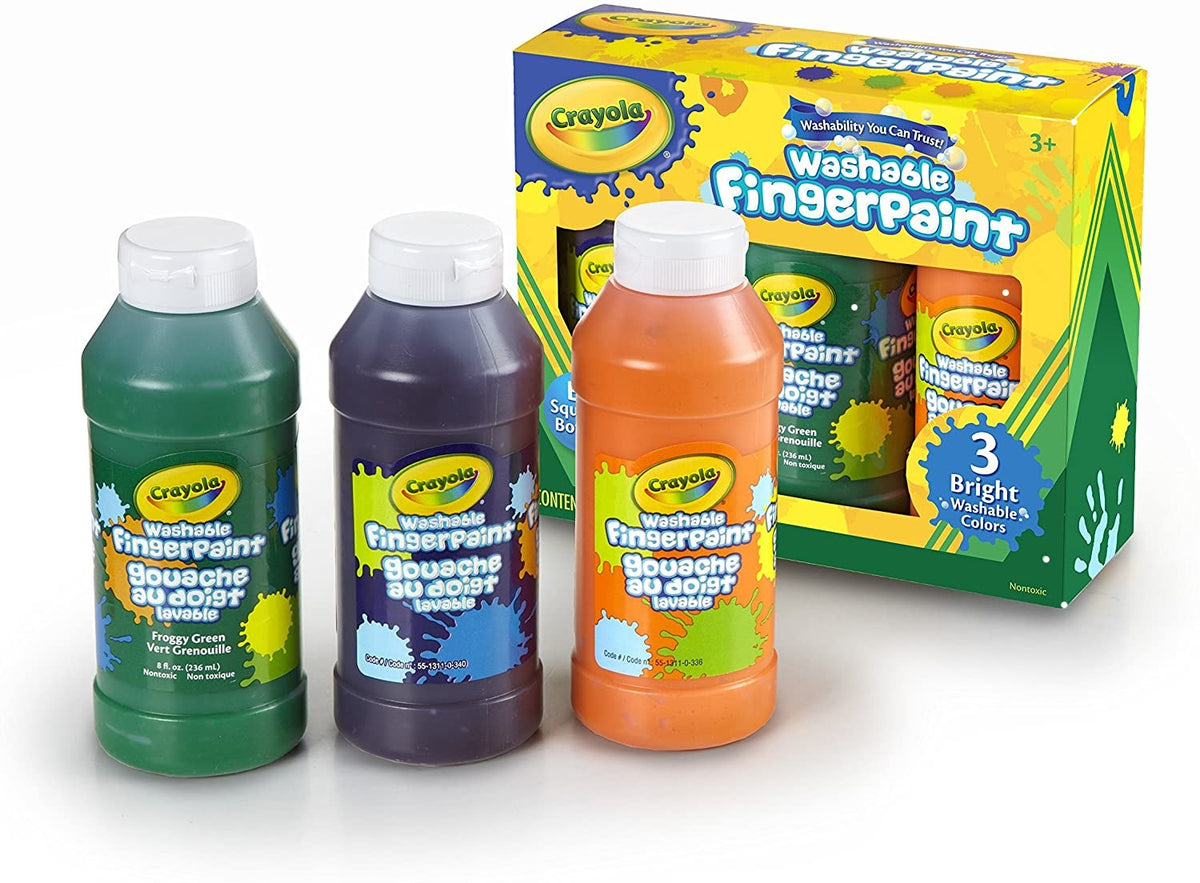 Crayola Washable Finger Paint, Multi-Colour