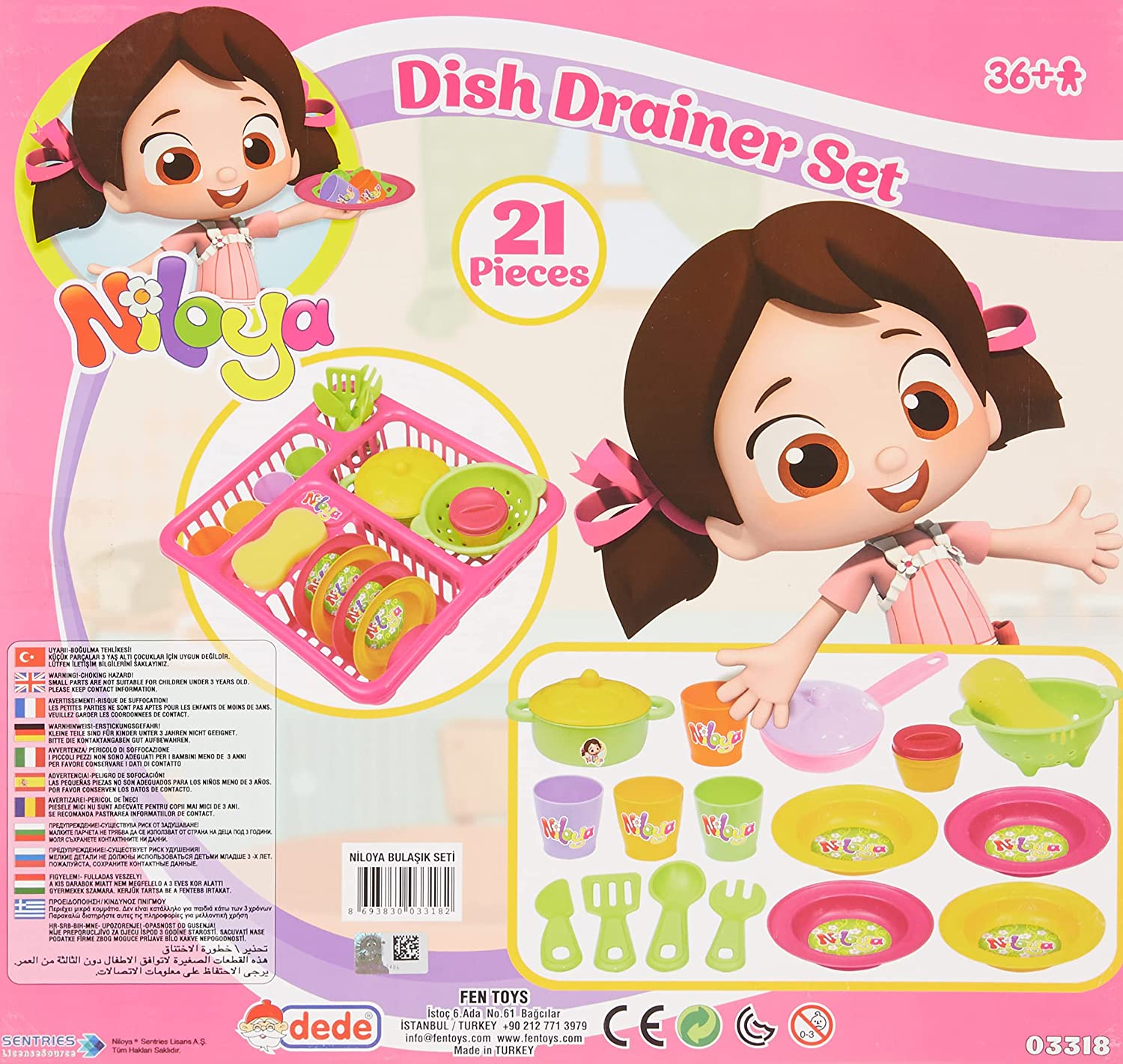 DEDE DISH DRAINER SET03318 One Shop The Toy Store