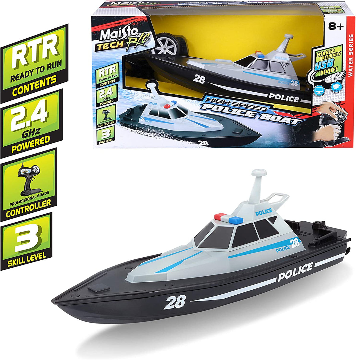 Maisto RC Police Boat
