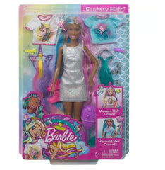 Barbie Fantasy Hair Doll - Mermaid and Unicorn Looks