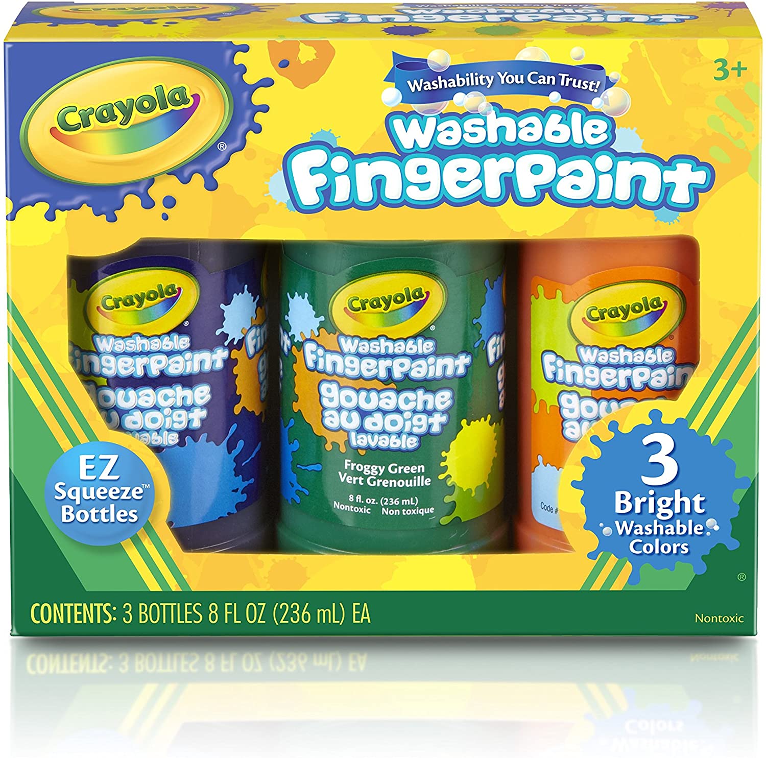 Crayola Washable Finger Paint, Multi-Colour