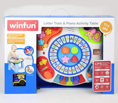 WINFUN Letter Train & Piano Activity Table