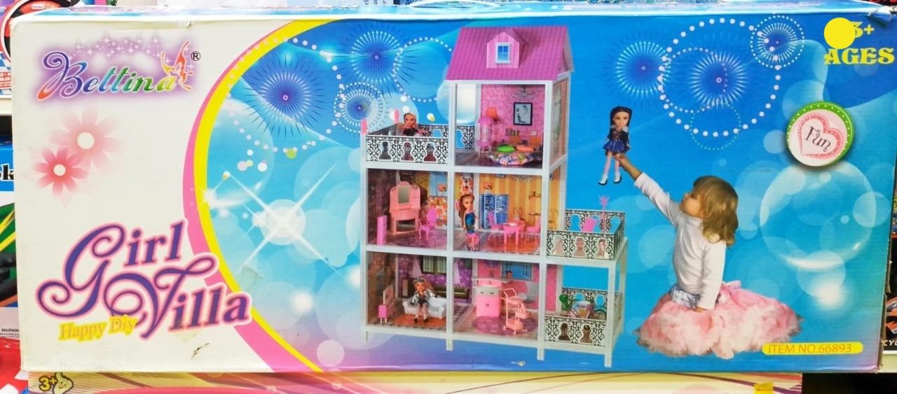 Doll House Girl Princess Castle Dream Mansion Set-66893