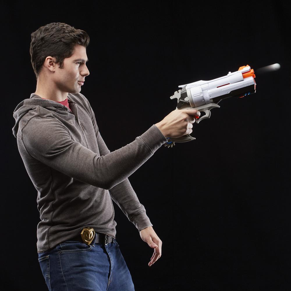 Overwatch McCree Nerf Rival Blaster with Die Cast Badge and 6 Overwatch Nerf Rival Rounds - One Shop Online Toys in Pakistan