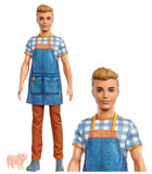 BARBIE KEN FARMER DOLL ON THE FARM GJB62