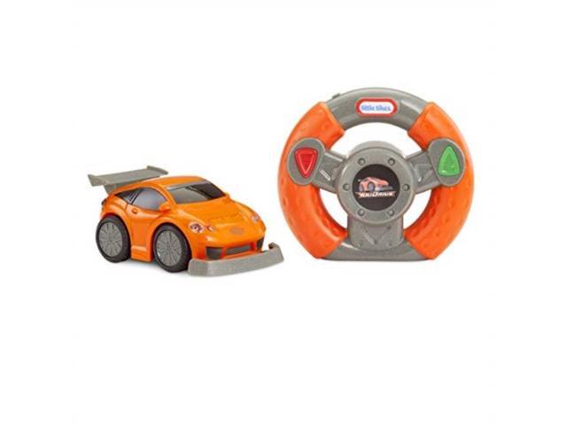 Little tikes YouDrive sports car orange with easy steering rc toy