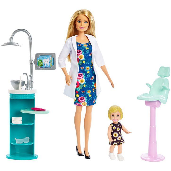 Barbie®Dentist Doll and Playset, Blonde, with Small Patient Doll and Accessories Secondary image