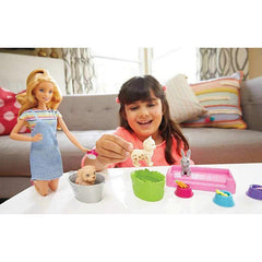 Barbie®Play ‘n' Wash Pets™ Doll and Playset