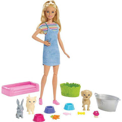 Barbie®Play ‘n' Wash Pets™ Doll and Playset